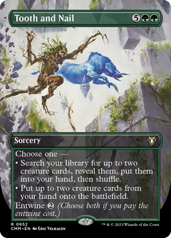 Tooth and Nail (Borderless) (652) [Commander Masters] foil - Deck Out Gaming