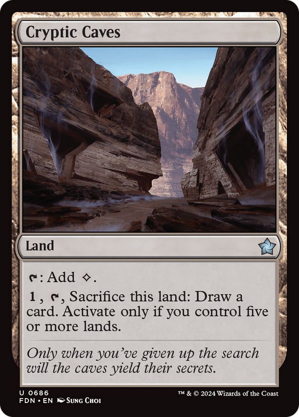 Cryptic Caves (686) [Foundations] - Deck Out Gaming