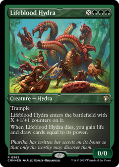 Lifeblood Hydra (565) [Commander Masters] etched - Deck Out Gaming