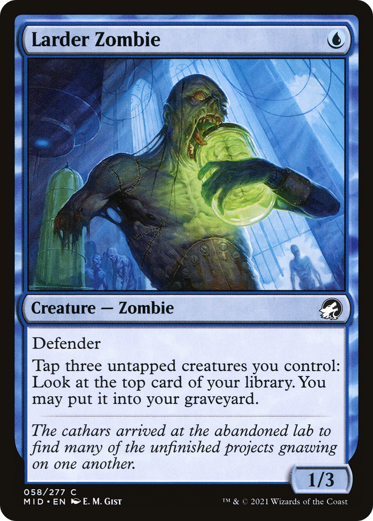 Larder Zombie (58) [Innistrad: Midnight Hunt] - Deck Out Gaming