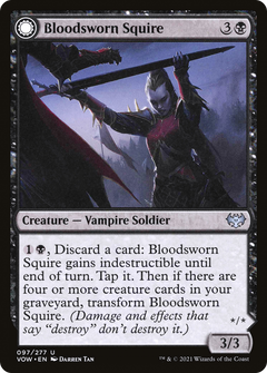 Bloodsworn Squire // Bloodsworn Knight (97) [Innistrad: Crimson Vow] - Deck Out Gaming