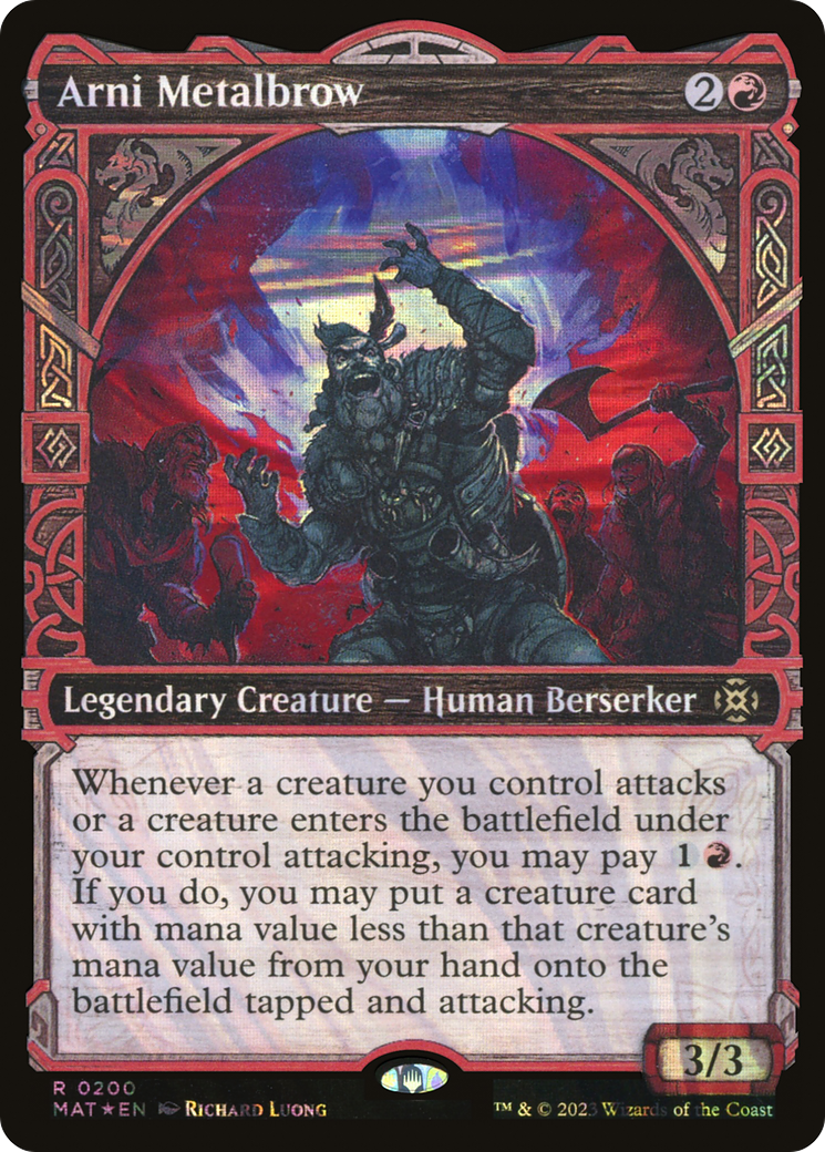 Arni Metalbrow (Halo Foil) (200) [March of the Machine: The Aftermath] foil - Deck Out Gaming
