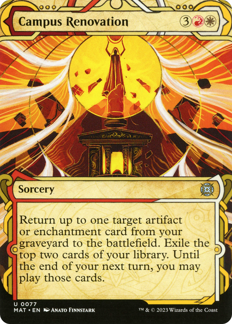 Campus Renovation (Showcase) (77) [March of the Machine: The Aftermath] foil - Deck Out Gaming