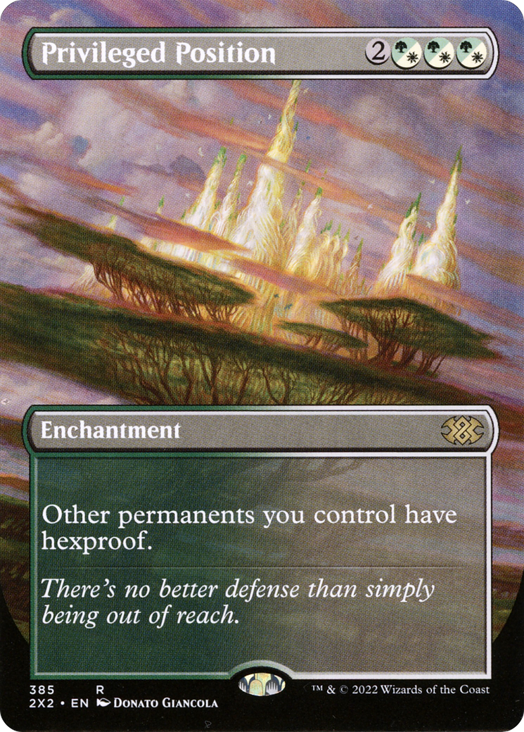 Privileged Position (Borderless) (385) [Double Masters 2022] - Deck Out Gaming