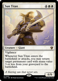 Sun Titan (87) [Murders at Karlov Manor Commander] - Deck Out Gaming