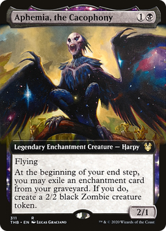 Aphemia, the Cacophony (Extended Art) (311) [Theros Beyond Death] foil - Deck Out Gaming