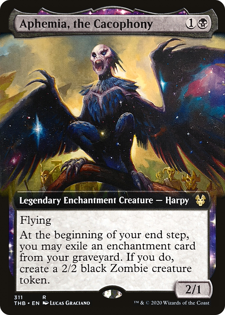 Aphemia, the Cacophony (Extended Art) (311) [Theros Beyond Death] - Deck Out Gaming