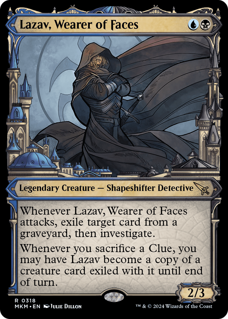 Lazav, Wearer of Faces (Showcase) (0318) (318) [Murders at Karlov Manor] foil - Deck Out Gaming