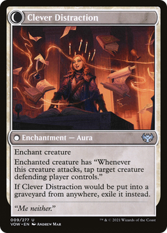 Distracting Geist // Clever Distraction (9) [Innistrad: Crimson Vow] foil - Deck Out Gaming