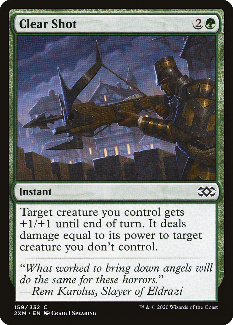 Clear Shot (159) [Double Masters] foil - Deck Out Gaming