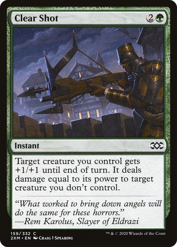 Clear Shot (159) [Double Masters] foil - Deck Out Gaming