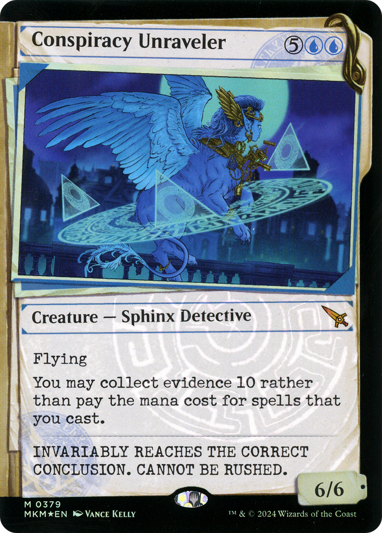 Conspiracy Unraveler (Showcase) (Invisible Ink) (379) [Murders at Karlov Manor] foil - Deck Out Gaming