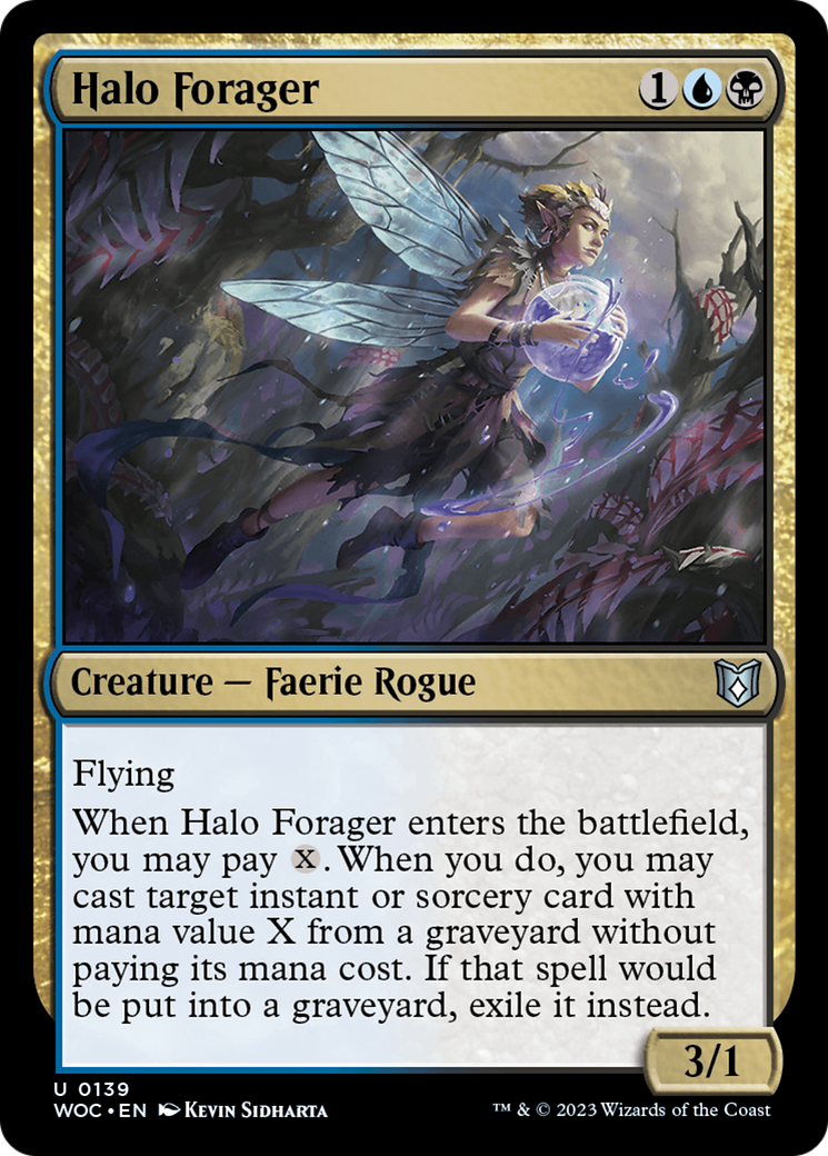 Halo Forager (139) [Wilds of Eldraine Commander] - Deck Out Gaming