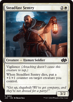Steadfast Sentry (262) [Foundations Jumpstart] - Deck Out Gaming