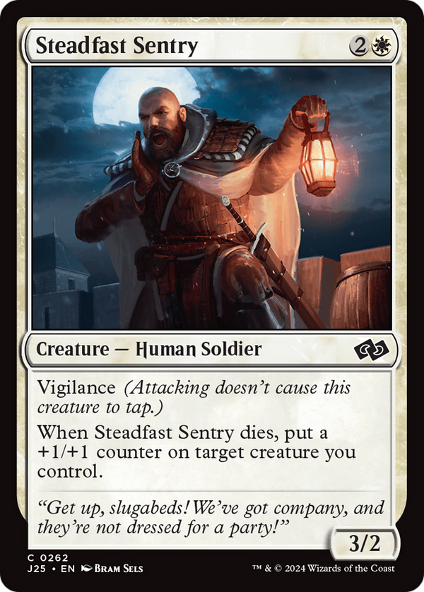 Steadfast Sentry (262) [Foundations Jumpstart] - Deck Out Gaming