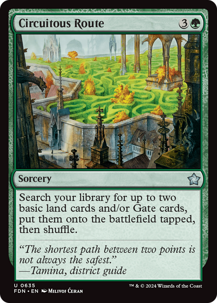 Circuitous Route (635) [Foundations] - Deck Out Gaming