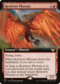Retriever Phoenix (Extended Art) (313) [Strixhaven: School of Mages] - Deck Out Gaming