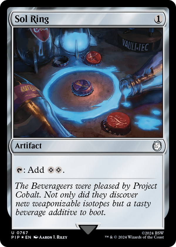 Sol Ring (Surge Foil) (767) [Fallout] foil - Deck Out Gaming