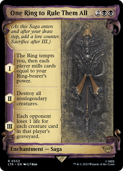 One Ring to Rule Them All (Showcase Scrolls) (553) [The Lord of the Rings: Tales of Middle-earth] - Deck Out Gaming
