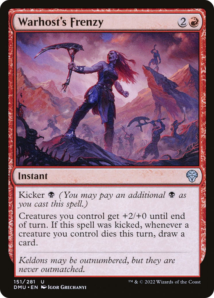 Warhost's Frenzy (151) [Dominaria United] - Deck Out Gaming