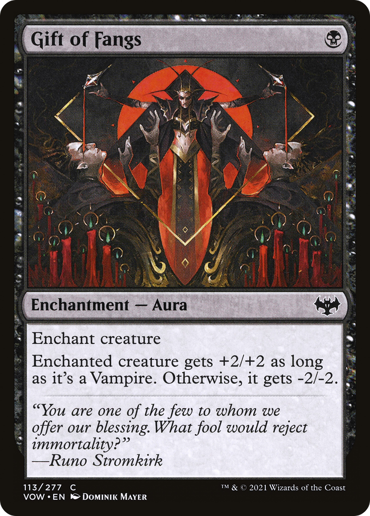 Gift of Fangs (113) [Innistrad: Crimson Vow] foil - Deck Out Gaming