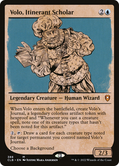 Volo, Itinerant Scholar (Showcase) (388) [Commander Legends: Battle for Baldur's Gate] - Deck Out Gaming