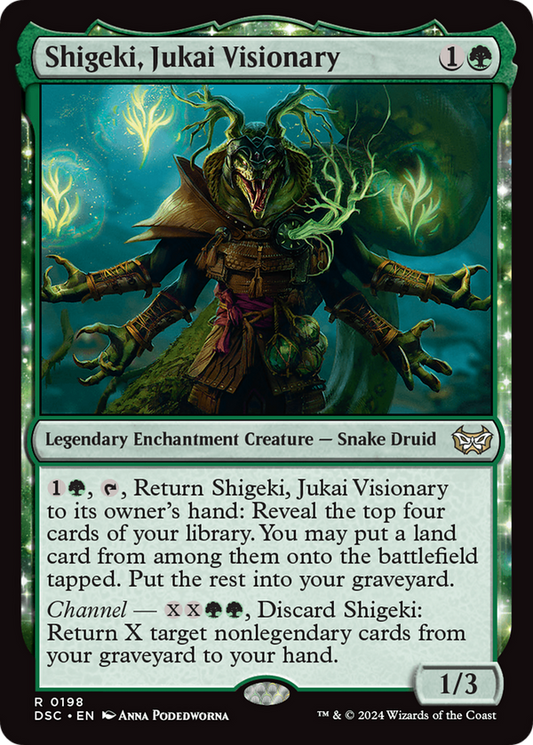 Shigeki, Jukai Visionary (198) [Duskmourn: House of Horror Commander] - Deck Out Gaming