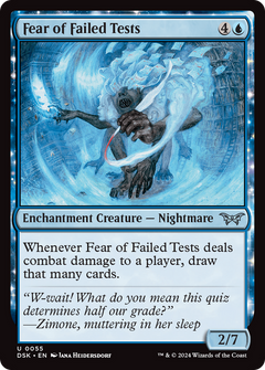 Fear of Failed Tests (55) [Duskmourn: House of Horror] - Deck Out Gaming