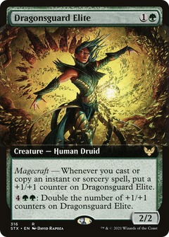Dragonsguard Elite (Extended Art) (316) [Strixhaven: School of Mages] foil - Deck Out Gaming