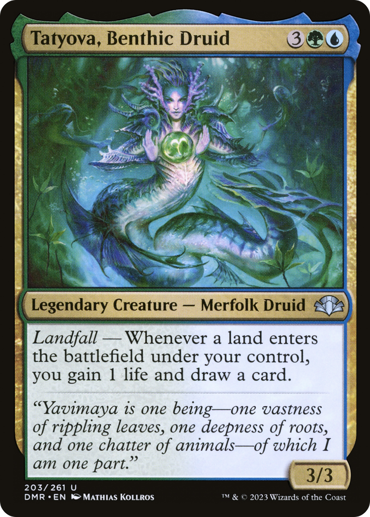 Tatyova, Benthic Druid (203) [Dominaria Remastered] - Deck Out Gaming
