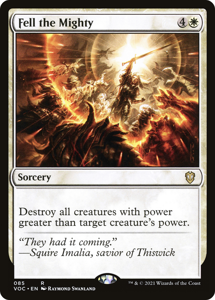Fell the Mighty (85) [Commander: Innistrad: Crimson Vow] - Deck Out Gaming