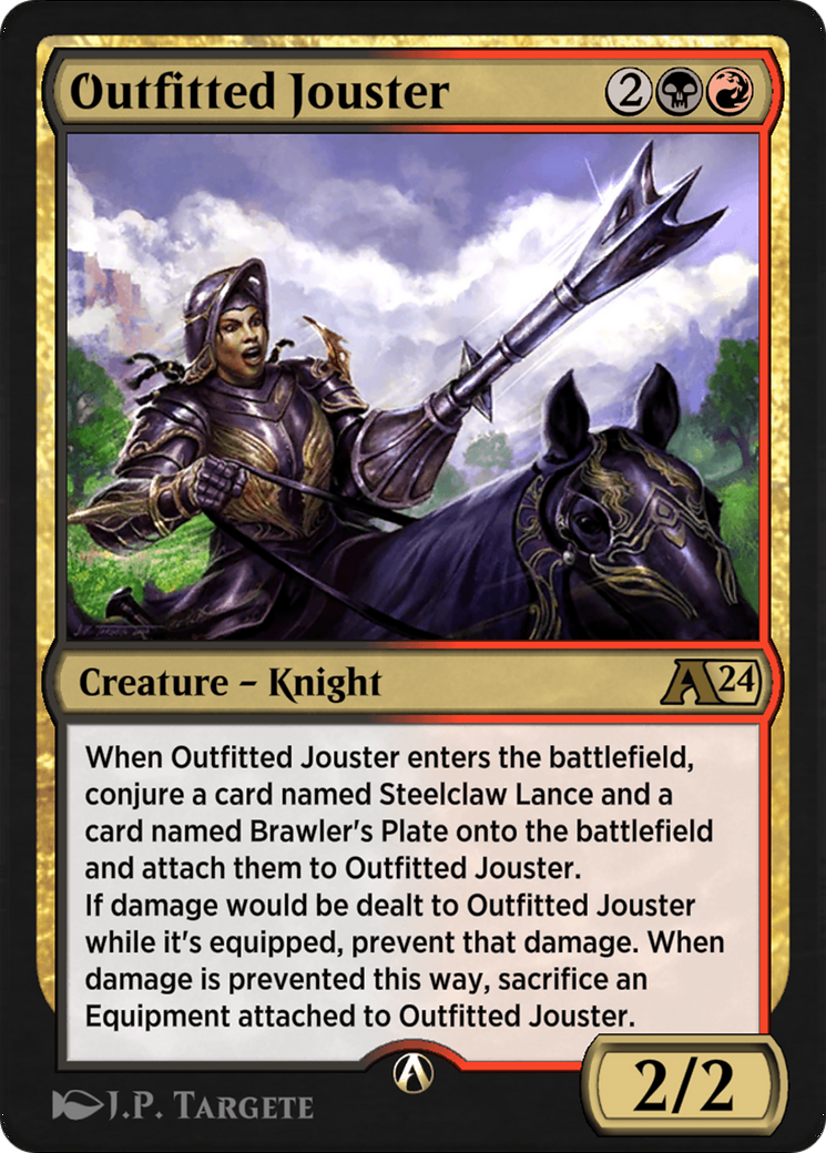 Outfitted Jouster (22) [Alchemy: Wilds of Eldraine] - Deck Out Gaming
