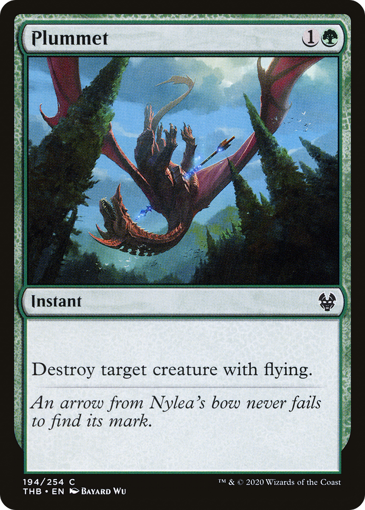Plummet (194) [Theros Beyond Death] foil - Deck Out Gaming