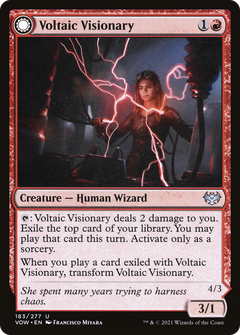 Voltaic Visionary // Volt-Charged Berserker (183) [Innistrad: Crimson Vow] - Deck Out Gaming