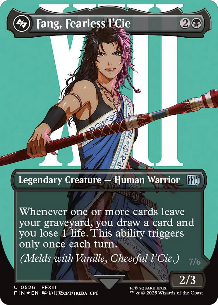 Fang, Fearless l'Cie (526) (Surge Foil) [FINAL FANTASY] foil - Deck Out Gaming