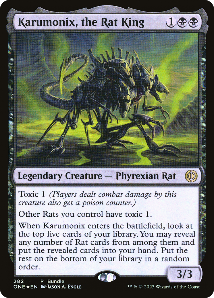 Karumonix, the Rat King (ONE Bundle) (282) [Unique and Miscellaneous Promos] foil - Deck Out Gaming