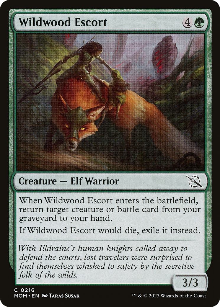 Wildwood Escort (216) [March of the Machine] - Deck Out Gaming