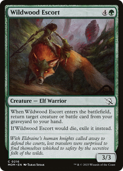 Wildwood Escort (216) [March of the Machine] foil - Deck Out Gaming