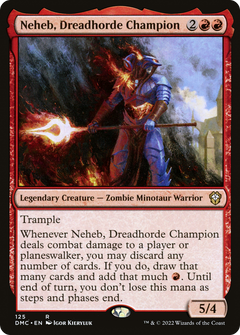 Neheb, Dreadhorde Champion (125) [Commander: Dominaria United] - Deck Out Gaming