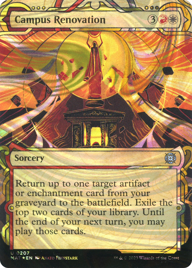 Campus Renovation (Halo Foil) (207) [March of the Machine: The Aftermath] foil - Deck Out Gaming
