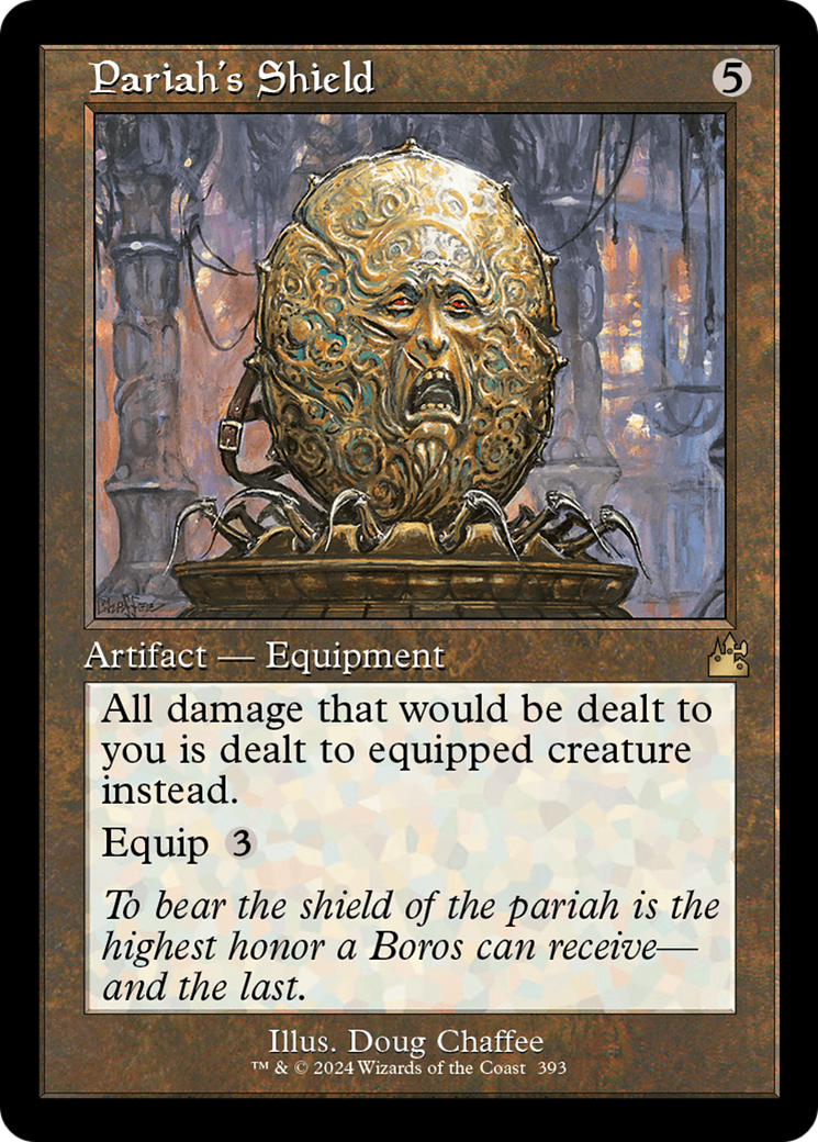 Pariah's Shield (Retro Frame) (393) [Ravnica Remastered] foil - Deck Out Gaming