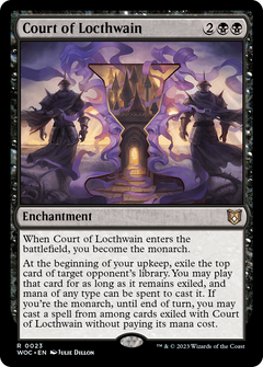 Court of Locthwain (23) [Wilds of Eldraine Commander] - Deck Out Gaming