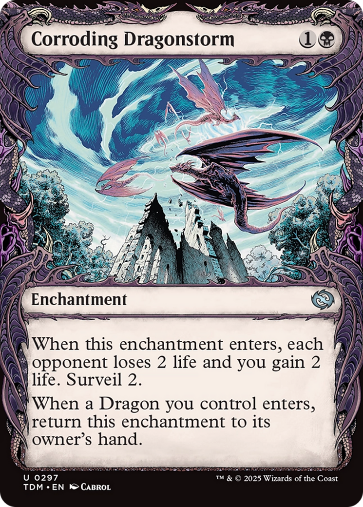 Corroding Dragonstorm (Showcase) (297) [Tarkir: Dragonstorm] - Deck Out Gaming