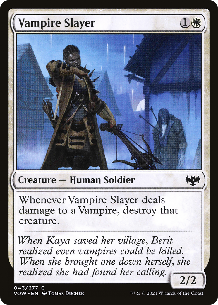 Vampire Slayer (43) [Innistrad: Crimson Vow] foil - Deck Out Gaming