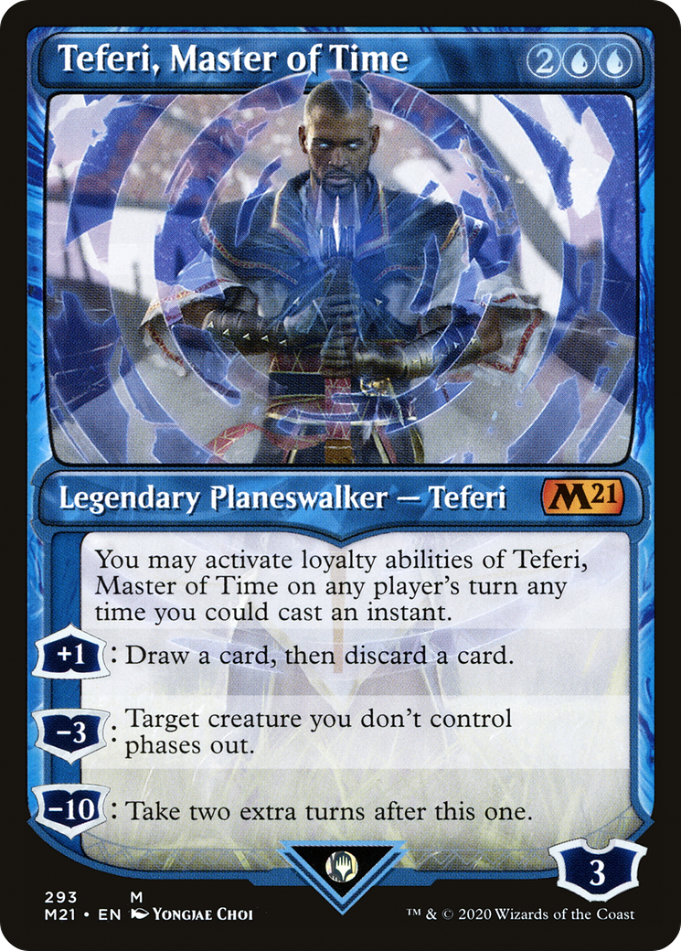 Teferi, Master of Time (Showcase) (293) (293) [Core Set 2021] - Deck Out Gaming