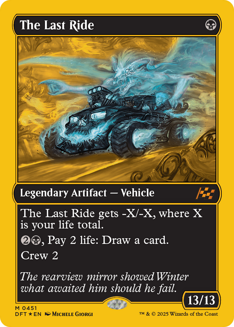 The Last Ride (First-Place Foil) (451) [Aetherdrift] foil - Deck Out Gaming