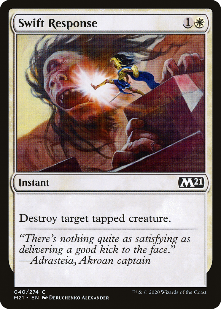 Swift Response (40) [Core Set 2021] foil - Deck Out Gaming