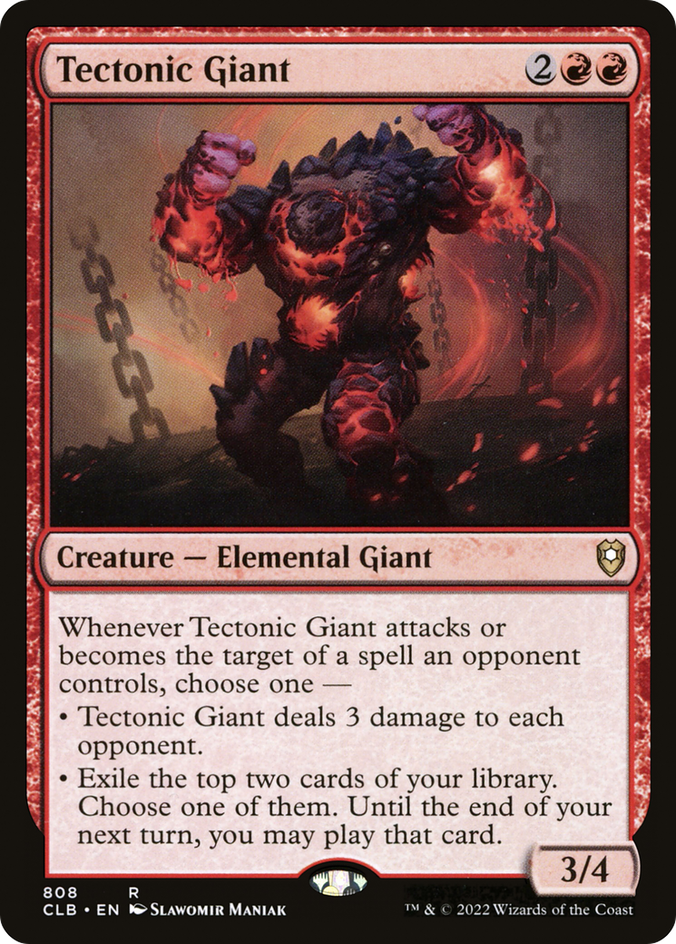 Tectonic Giant (808) [Commander Legends: Battle for Baldur's Gate] - Deck Out Gaming