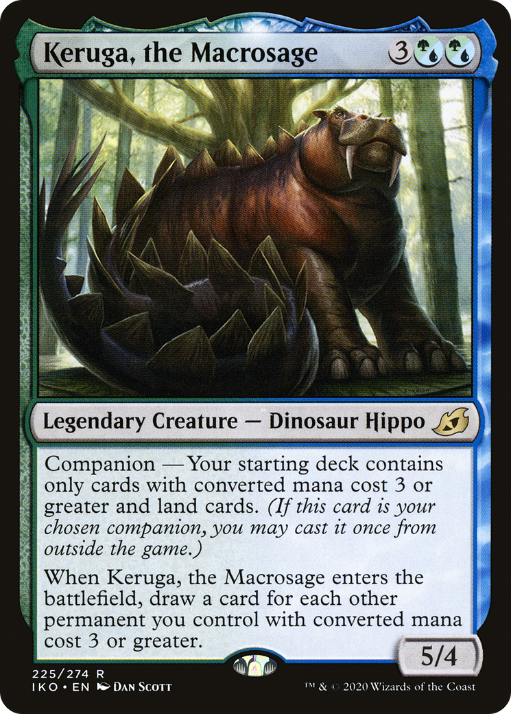 Keruga, the Macrosage (225) [Ikoria: Lair of Behemoths] foil - Deck Out Gaming