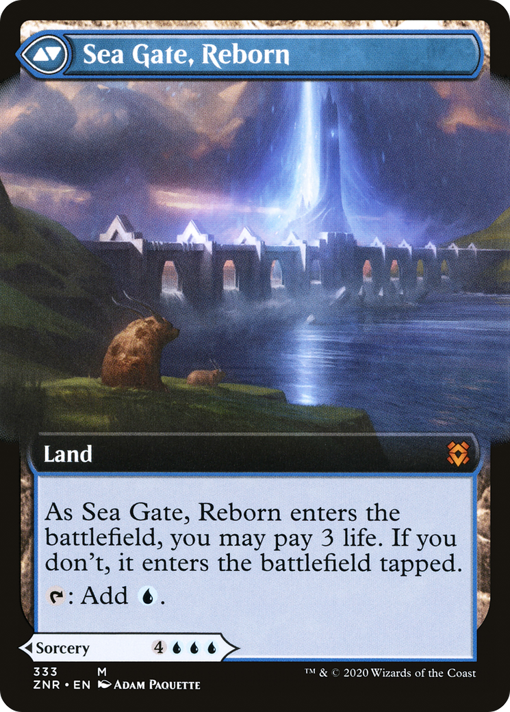 Sea Gate Restoration (Extended Art) (333) [Zendikar Rising] foil - Deck Out Gaming